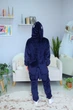 Женская кигуруми взрослая и подростковая Kigurumi Акула Мегалодон Темно-синий M 155-165 см (1124) - изображение 6