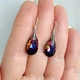 Комплект прикрас Hand Made з яскравими кристалами хамелеонами Swarovski кольору Volcano - зображення 4