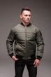Мужская куртка бомбер зелёная утепленная R.A. 1426 XL - изображение 6