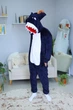 Мужские кигуруми взрослая и подростковая Kigurumi Акула Мегалодон Темно-синий M 155-165 см (1124/2) - изображение 6