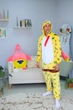 Чоловічі кігурумі доросла та підліткова Kigurumi Nickelodeon Sponge Bob Губка Боб Жовтий S 145-155 см (1127/2) - зображення 8