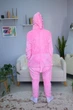 Чоловічі кігурумі доросла та підліткова Kigurumi Акула Мегалодон Рожевий M 155-165 см (1122/2) - зображення 6