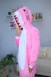 Чоловічі кігурумі доросла та підліткова Kigurumi Акула Мегалодон Рожевий M 155-165 см (1122/2) - зображення 9