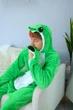 Мужские кигуруми взрослая и подростковая Kigurumi Змея Зеленая L 165-175 см (1111/2) - изображение 8