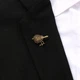 Брошь унисекс BROCHE бижутерия Винтаж Птицы Ангри бронзовая BRSF110435 - изображение 2