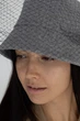 Шерстяная панама с вуалью D.Hats серого цвета - изображение 4