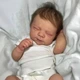 Реборн Кукла Reborn Doll анатомичный 3D-кожа винил силикон 49 см можно купать - изображение 4