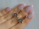 Серебряные серьги Silverstyle с пластинами из золота 010с, цвет камня зеленый - изображение 11