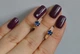 Серебряные серьги Silverstyle с пластинами из золота 045с, цвет камня мистик - изображение 8