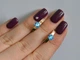 Серебряные серьги Silverstyle с пластинами из золота 045с, цвет камня мистик - изображение 11