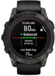 Smartwatch Garmin Fenix 7 Pro Sapphire Solar Edition Carbon Grey DLC Titanium with Black Band (010-02777-11) - obraz 5