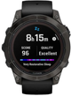 Smartwatch Garmin Fenix 7 Pro Sapphire Solar Edition Carbon Grey DLC Titanium with Black Band (010-02777-11) - obraz 8