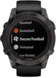 Smartwatch Garmin Fenix 7 Pro Sapphire Solar Edition Carbon Grey DLC Titanium with Black Band (010-02777-11) - obraz 11