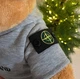 Плюшевий ведмедик у кофті та шапці Стон Айленд (Stone Island) 50 см Сірий - зображення 6