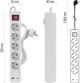 Сетевой удлинитель Emos P1523CU 5 розеток + 1 x USB-A + 1 x USB-C 3 м Белый - изображение 8