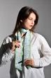 Авторський твіллі з українським принтом "Код націі" My Scarf - зображення 2