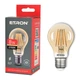 Светодиодная филаментная LED лампа А60 E27 8W 2700K ETRON 1-EFP-185 Filament - изображение 1