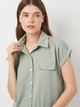 Сорочка бавовняна жіноча H&M 0-2346 XS М'ятна (KAY2000001537794) - зображення 4