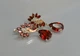 Серебряные серьги Silverstyle с золотыми пластинами 170с цвет камня зеленый - изображение 3