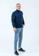 Кофта мужская GANT Men's Classic Cotton Half Zip Sweater E-166 Dark Blue M - изображение 2