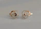 Серебряные серьги Silverstyle с золотыми пластинами 168с - изображение 5