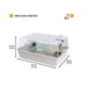 Клітка Ferplast Cage MINI DUNA HAMSTER для хом'яків 55 x 39 xh 27 cm - зображення 2