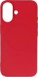 Etui Hurtel Liquid Silicone Case MagSafe do Apple iPhone 16 Red (5907769363481) - obraz 1