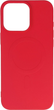 Etui Hurtel Liquid Silicone Case MagSafe do Apple iPhone 16 Pro Red (5907769363498) - obraz 1