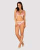 Нежный кружевной комплект Bloomys set Розовый L/XL (61498) - изображение 5