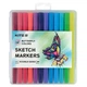 Скетч маркеры Kite Butterfly K22-044-2, 12 цветов - изображение 1