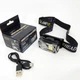 Ліхтар налобний YY-19B-3SMD+2COB(white+yellow+red), Налобний ліхтарик із usb зарядкою - зображення 6
