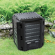 Компостер садовый Prosperplast 380 л 719 x 719 x 826 мм модульный контейнер для компоста Черный - изображение 6