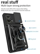 Чехол Camshield c кольцом-подставкой на Motorola Edge 50 Fusion / blue - изображение 3