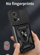 Чехол Camshield c кольцом-подставкой на Motorola Edge 50 Fusion / blue - изображение 6