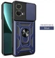 Чехол Camshield c кольцом-подставкой на Motorola Edge 50 Fusion / blue - изображение 1