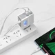 Зарядний адаптер Hoco C75 Imperious DC5V 2.4A EU штекер подвійний USB вихід - зображення 4