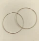 Серьги - кольца (Конго) из белого золота 585 пробы Арт.240505 - изображение 4
