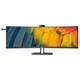 TFT 44,5" Philips 45B1U6900CH, Dual QHD, VA, изгн., 2xHDMI, DP, USB-C, RJ-45, USB-hub, cam, HAS, цв. - изображение 1