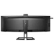 TFT 44,5" Philips 45B1U6900CH, Dual QHD, VA, изгн., 2xHDMI, DP, USB-C, RJ-45, USB-hub, cam, HAS, цв. - изображение 6