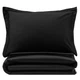 Пододеяло ARDESTO Mix&Match Premium 160х220см сатин / на молнии Черный (ART1622DVL) - изображение 5
