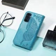 Чехол-книжка с рисунком UniCase Butterfly Pattern для Samsung Galaxy S24 FE (S721) - Blue - изображение 8