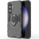 Чехол с подставкой Deexe Hybrid Case для Samsung Galaxy S24 FE (S721) - Black - изображение 2