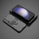 Чехол с подставкой Deexe Hybrid Case для Samsung Galaxy S24 FE (S721) - Black - изображение 4