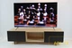 Тумба под аппаратуру Adlux Slim TV-2 Black / Ясень - изображение 2