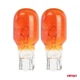 Лампочки галогенные T15 WY16W W2.1x9.5d 12V 2шт AMIO-02550 - изображение 2