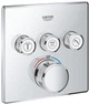 Душевой гарнитур скрытого монтажа с термостатическим смесителем GROHE Grohtherm SmartControl UA26415SC6 (26687000+13255001+29126000+26910003+35600000) - изображение 3