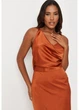 Платье Missguided 36 Коричневый DD924008_05 - изображение 2