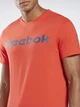 Футболка хлопковая длинная мужская Reebok Gs Reebok Linear Re HB7267 L Коралловая (4065424060340) - изображение 4