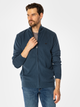 Bluza męska rozpinana streetwear z kołnierzykiem Lee Cooper Faro 4380 S Niebieska (5905991711834) - obraz 4