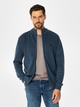 Bluza męska rozpinana streetwear z kołnierzykiem Lee Cooper Faro 4380 L Niebieska (5905991711858) - obraz 3